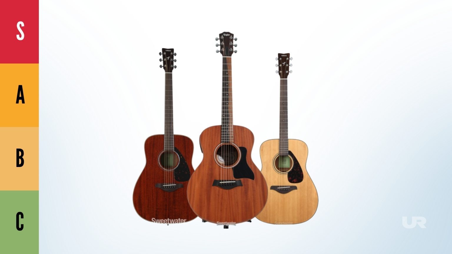 Taylor GS Mini, Yamaha FG850, and Yamaha FG800J – best beginner acoustic guitars